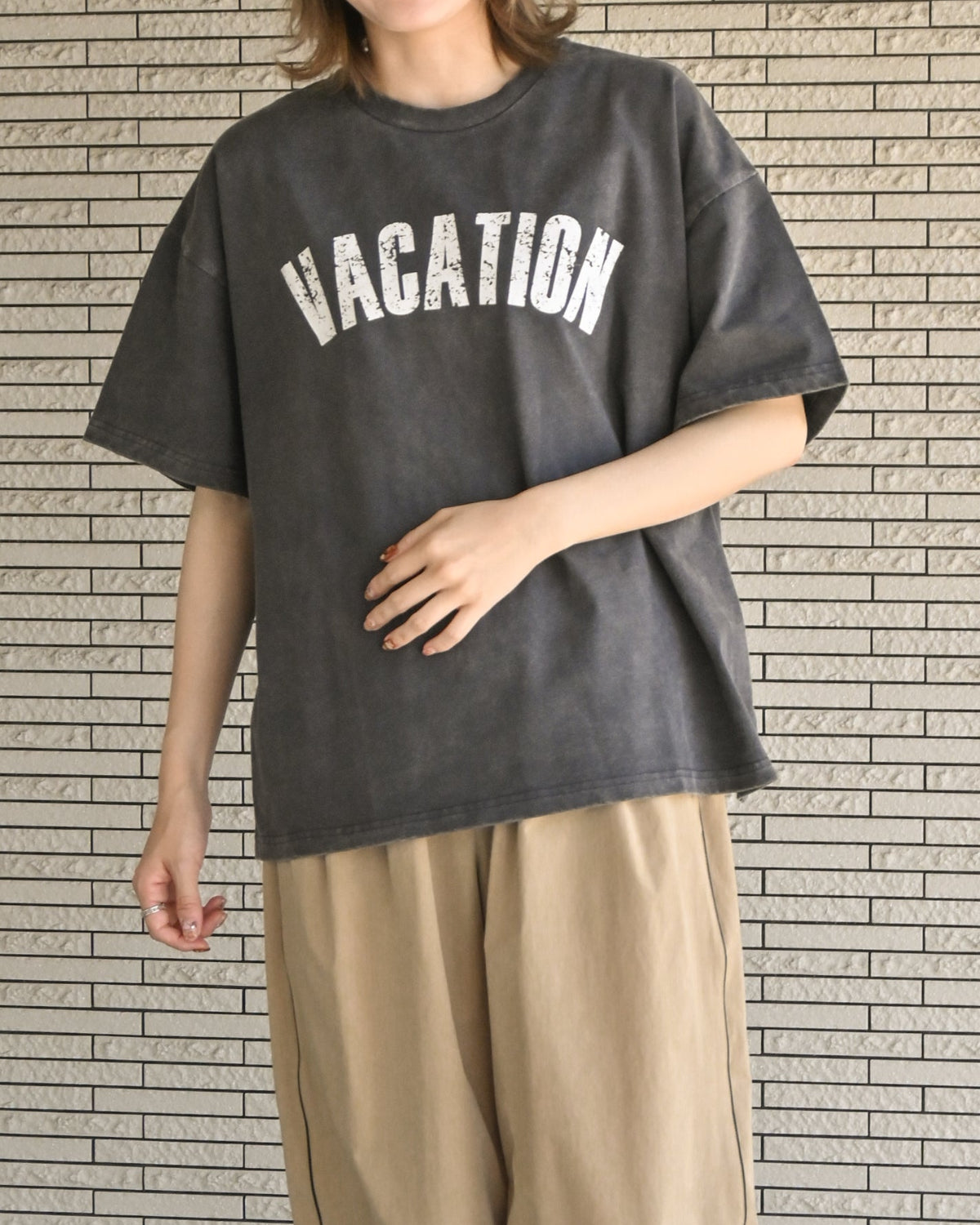 ピグメント ロングTシャツ（T261-82065） – trois