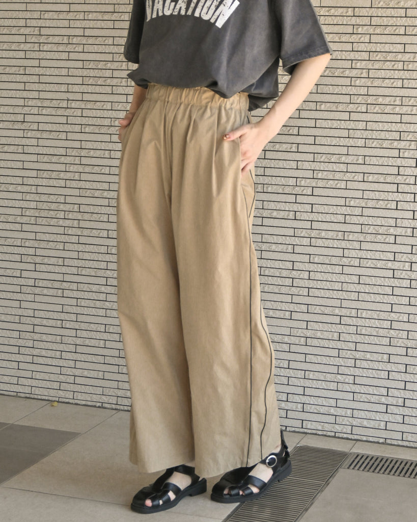 タフタ ラインパンツ（T261-87060） – trois