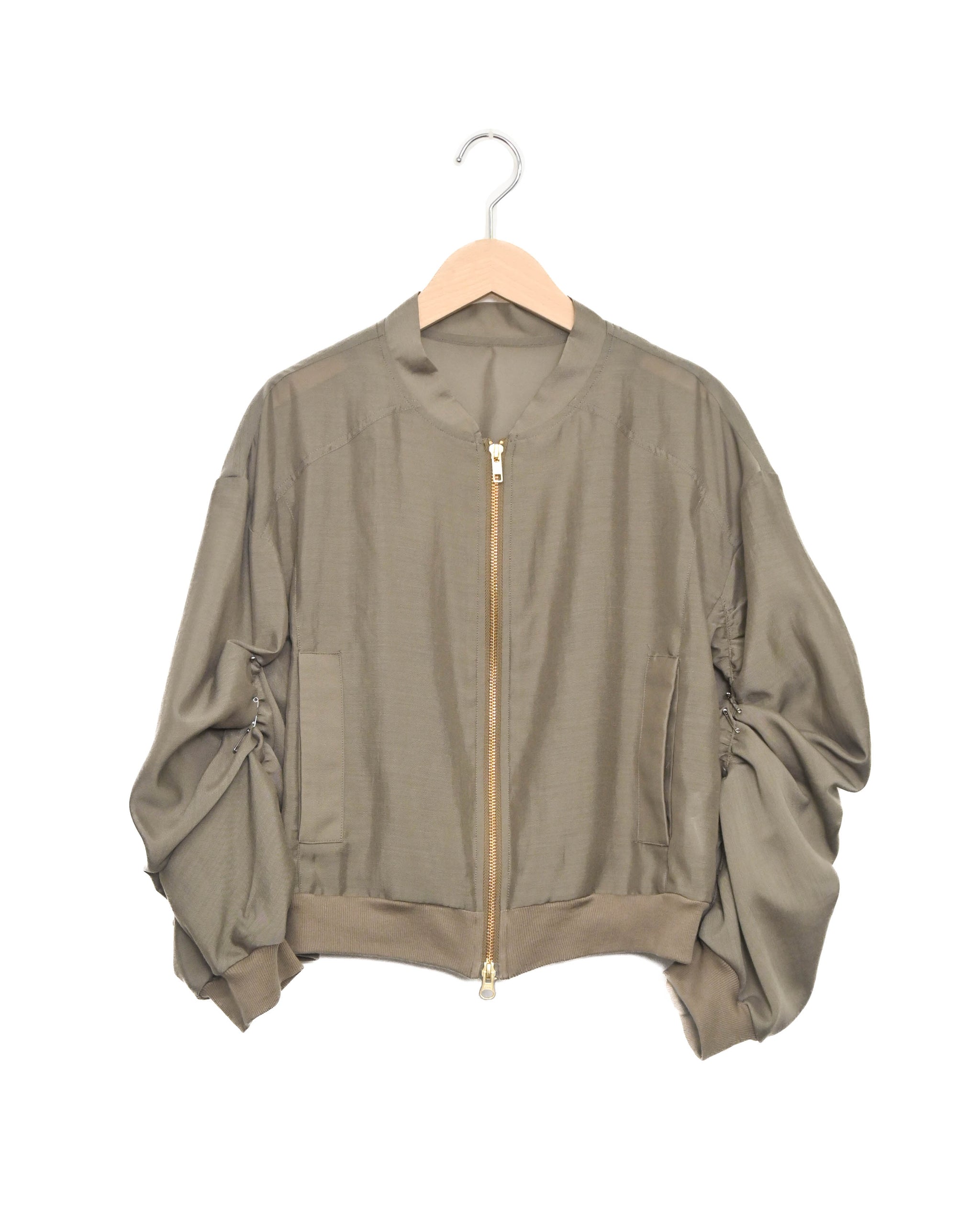 ヴィンテージスパンボイル ジップブルゾン（T261-83053） – trois