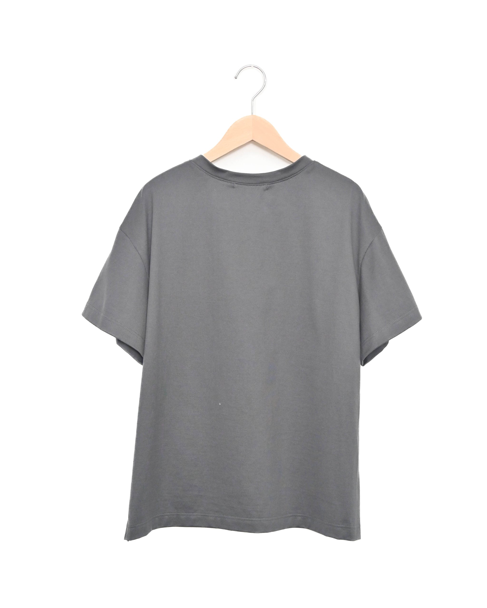 マーセライズ天竺＆ジャガード 異素材Tシャツ（T261-82057） – trois