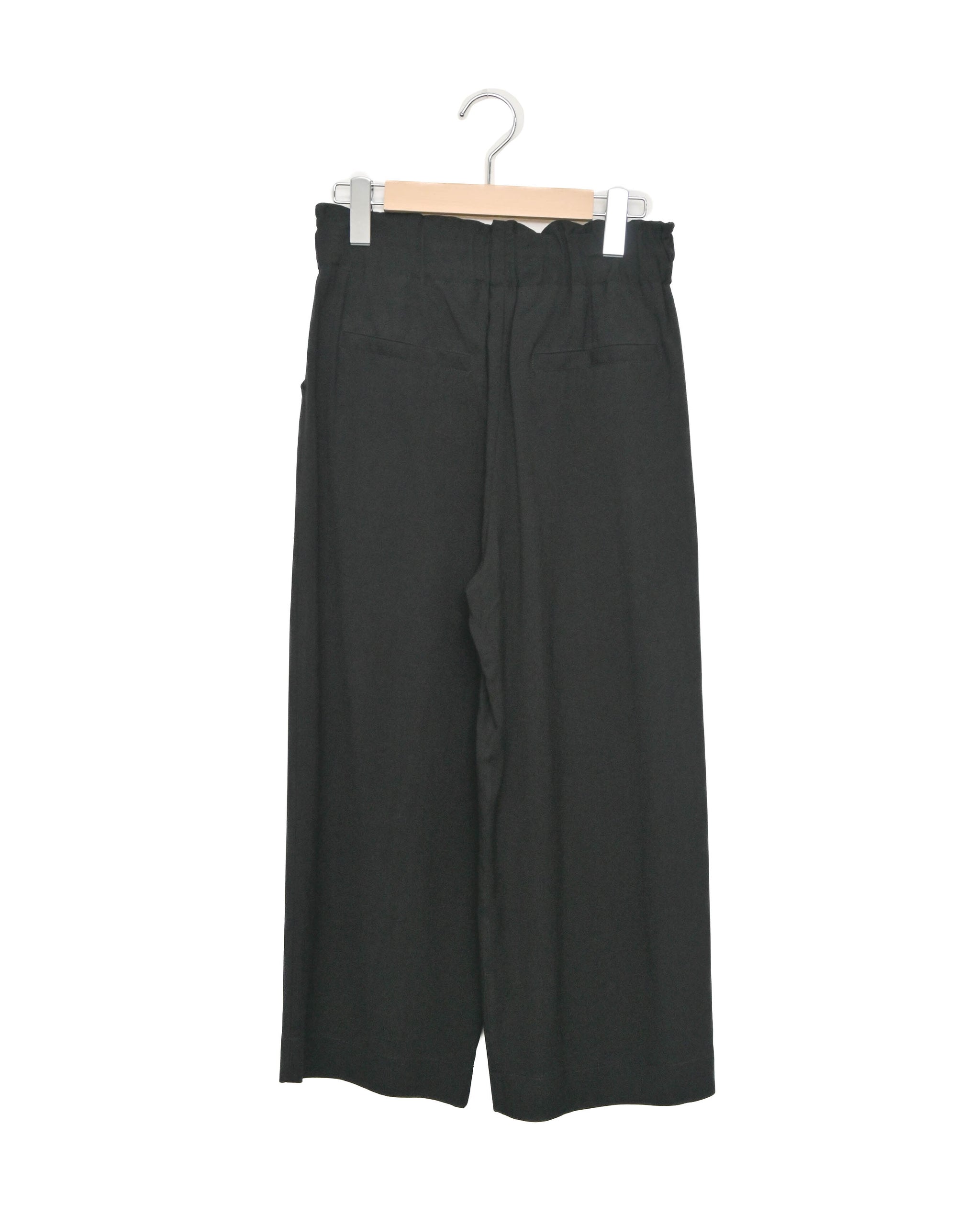 麻レーヨン 8.5分丈セミワイドパンツ（T261-87069） – trois