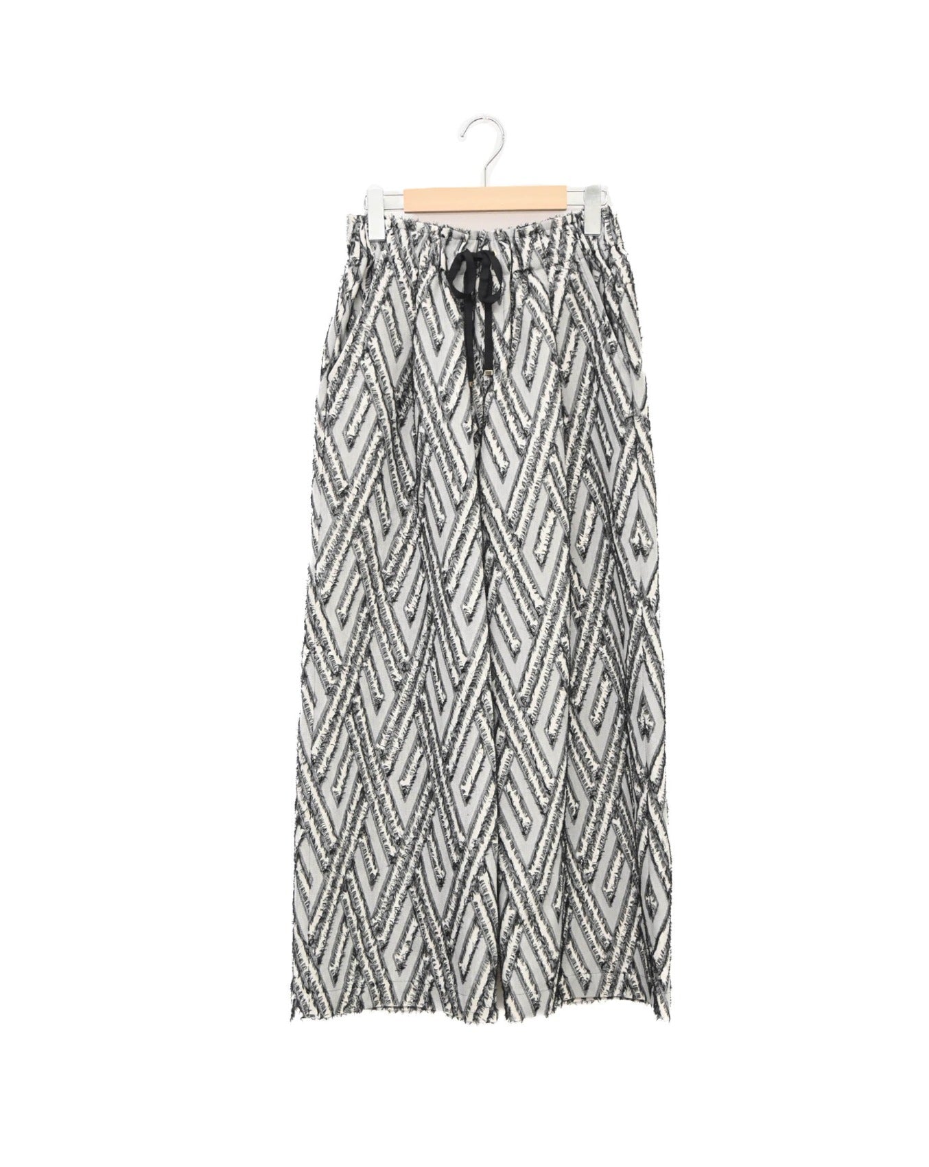カットジャガード ワイドパンツ（T246-87016） – trois
