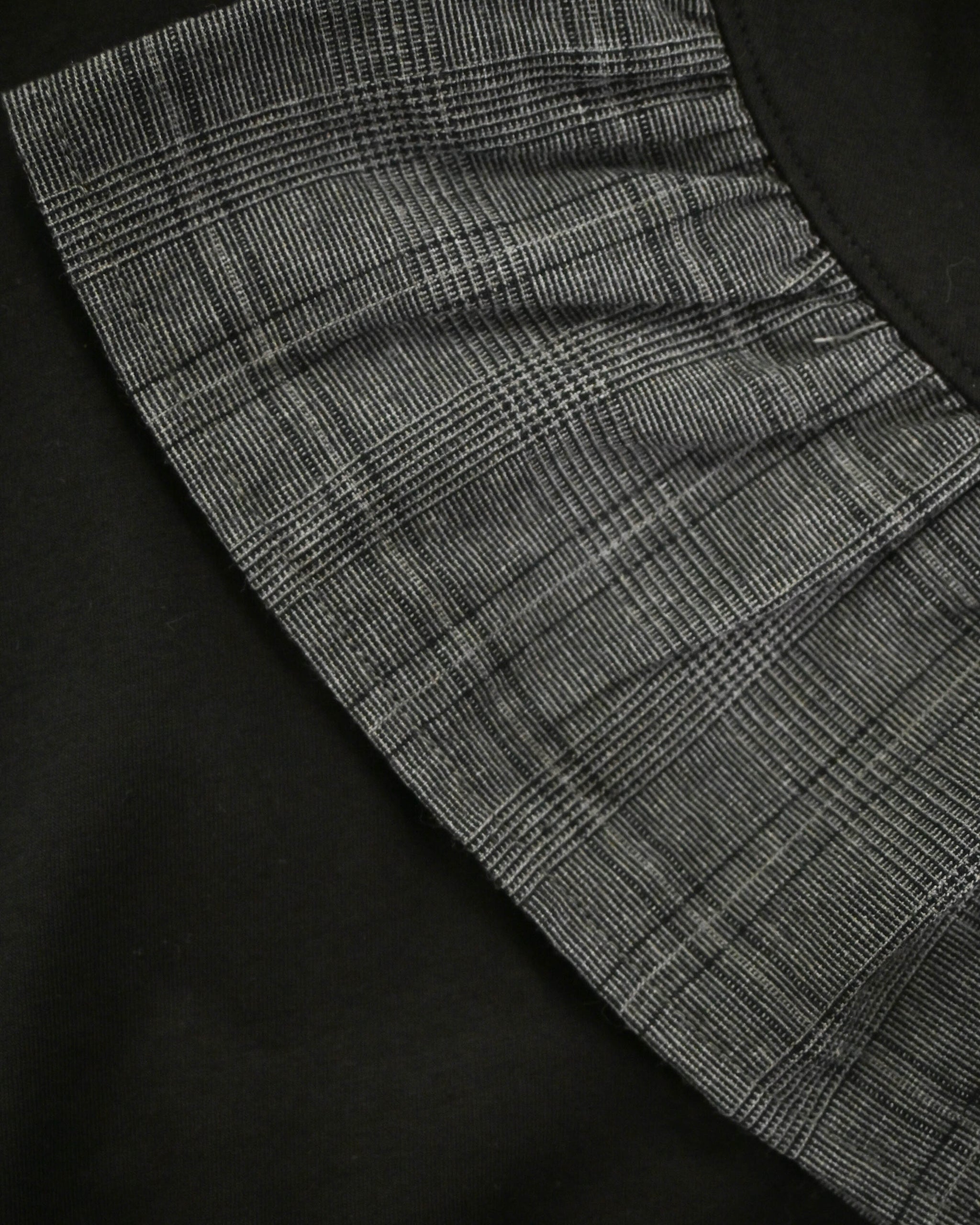 グレンチェック フリルスリーブプルオーバー（T266-82032） – trois