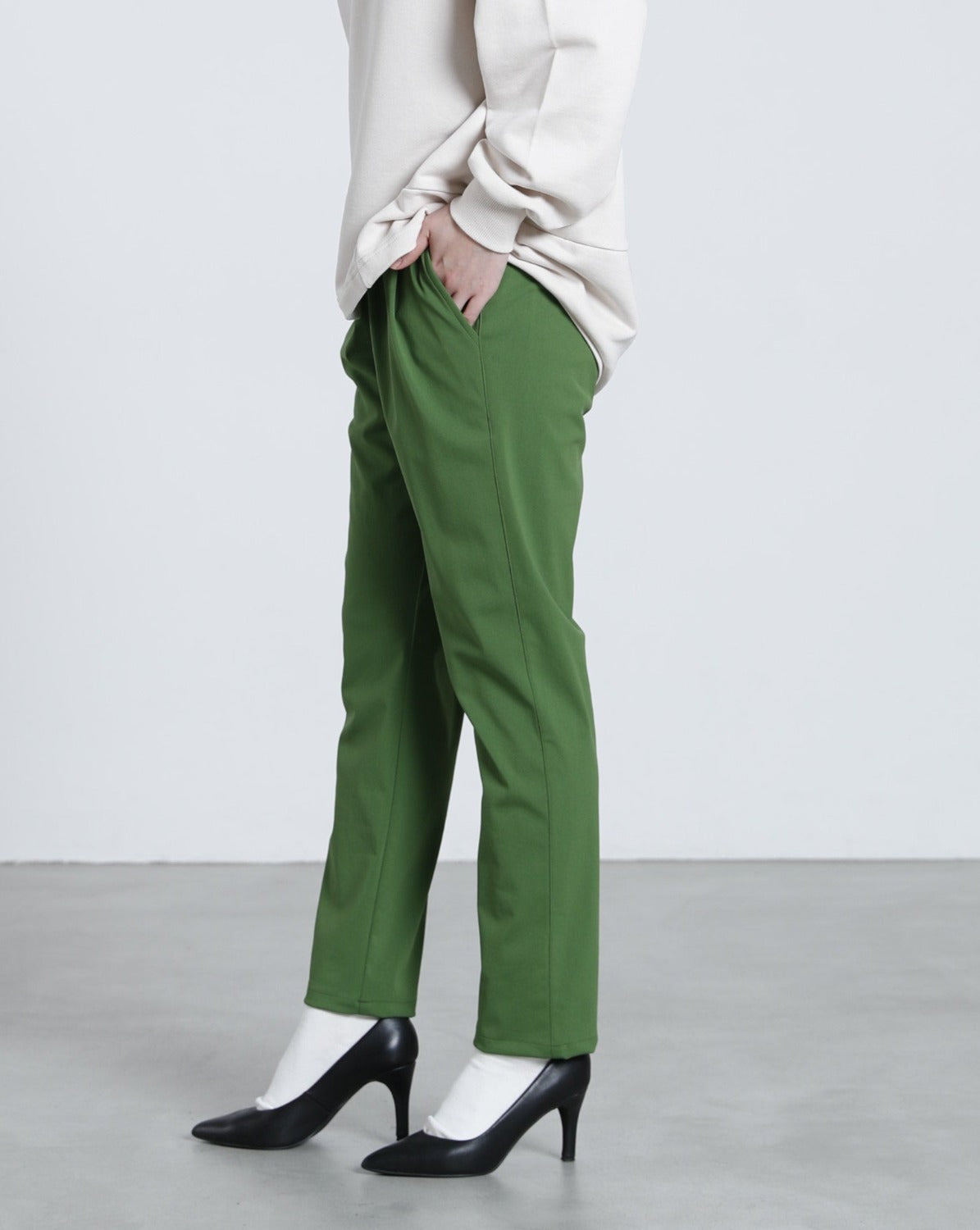 【size5】秋冬 ラッセルノ ボンディング 保温 フーディ&ジョガーパンツ緑 bigborn 作業ズボン メンズ 秋冬 ストレッチ 静電気帯電防止